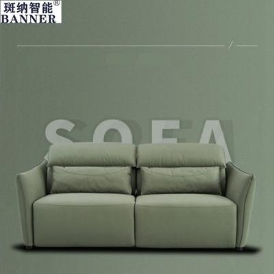 China BN Push-Pull Sofa Bed Solid Wood Frame Multifunctional Sofa Bed Electric Switch Panel Telescopic Function Sofa Bed for sale