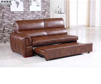 China BN Folding Sofa Bed modern furniture sofa bed Functional Leather Living Room Storage Sofa Bed leather sleeper sofa for sale