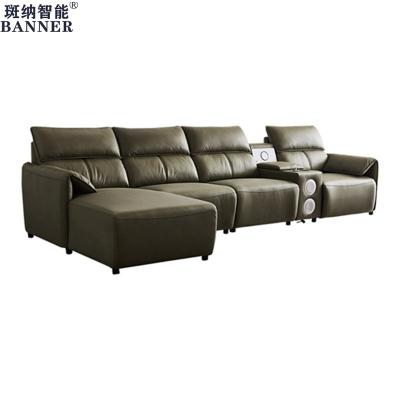 China BN Electric Multifunctional Sofa with High-Density Sponge and Embossed Leather Finishes Furniture Recliner Chair Sofa for sale