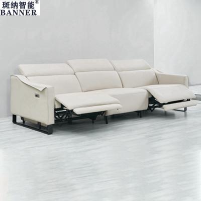 China BN Modern Minimalist Genuine Cowhide Leather Electric Sofa Functional Sofa Combination Recliner Lifting Chair Sofa for sale