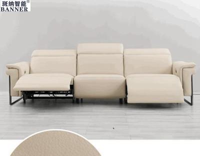 China BN Customizable Functional Sofa with Top Layer Cowhide and Switch Panel Design Smart Furniture Recliner Chair Sofa for sale