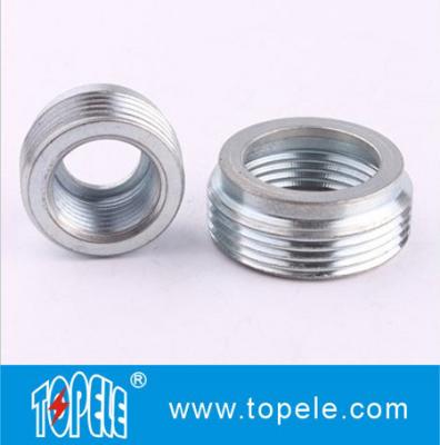 China Electrical IMC Conduit And Fittings 3/4” to 1/2” Zinc Plated Steel Reducing Bushing, Threaded Reducer for sale