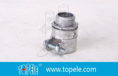 China Flexible Conduit And Fittings Squeeze Connector Electrical Tubing Connectors for sale