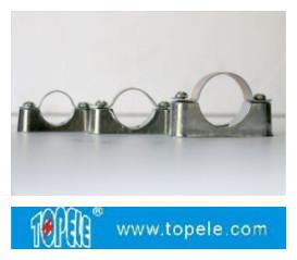 China BS4568 / BS31 Steel Conduit Fittings Carbon Steel Spacer Bar Saddle With Base/Electrical conduit pipe tubo fittings of s for sale