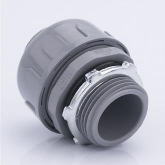 China PVC Straight Nonmetallic Flex Conduit Fittings Liquid Tight Connectors CUL Approval for sale