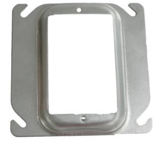 China UL Electrical Square Type Steel Conduit Junction Box Cover 0.6mm 0.8mm Thickness for sale