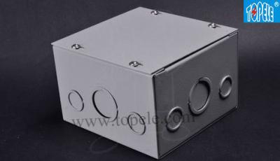 China Steel Electrical Boxes And Covers Cable Switch Enclosures , Outdoor Conduit Junction Box for sale