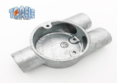 China Malleable Iron Boxes BS4568 Conduit 20mm Branch 3 Way / Y Way Box BS Conduit Box for sale