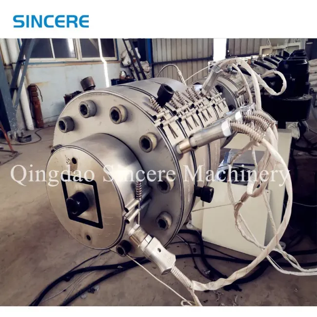 Large Diamater Sewage Winding Pipe Steel Reinforced Spiral Pipe Making Machine Extrusion Equipemnt