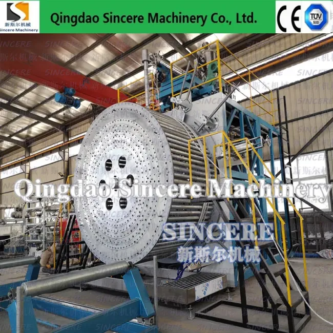 PE/PP Hollow-Walled Spiral-Wound Pipes Production Line, Spirally Winding Pipe Welding Production Machine, Manhole Pipe Extrusion Lines