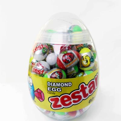 China 6g Diamond and Dinosaur Egg Shape Healthy Hard Candy ,Healthier Lollipop with good price for sale
