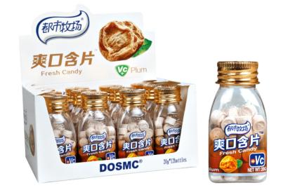 China O OEM Plum Candy Sour disponível & tabuletas Chewable doces prova bom para a saúde à venda