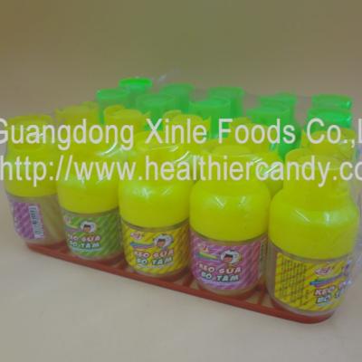 China Assorted fruit flavor CC Stick candy powder sour candy in lovely shape for sale