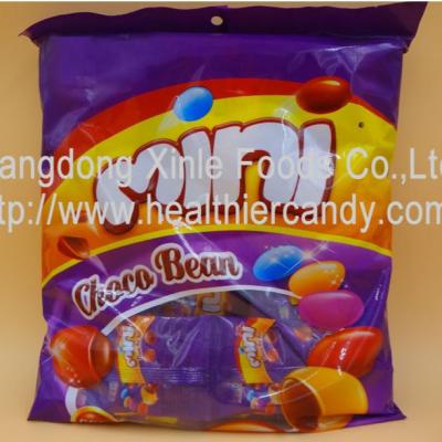 China Colored chocolate Bean cocoa beans crispy energetic snack healthy sweets for kids for sale