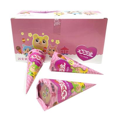 China White Chocolate Chips Cookies With Puzzle Card For Kids Chocolate Cup With Biscuits for sale