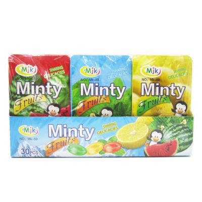 China Colorful Healthy Hard Candy Minty Fresh Breath Sugar Assorted Fruit Flavor for sale