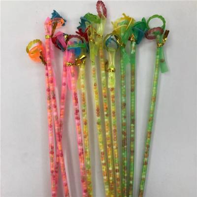 China Low Calorie Novelty Candy Toys Colorful Stick Sweets for sale