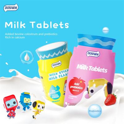 China Do’ S Farm Milk Tablets Colostrum Flavor Strawberry Flavor Children’S Milky Candy 35g for sale
