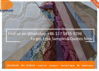 China Modern Roller Blinds Home Textile Fabric Home curtains with 100% polyester for sale