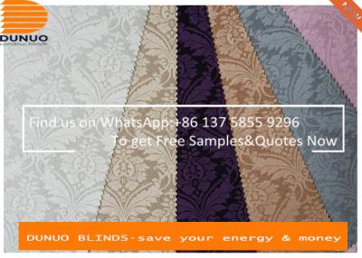 China Factory direct custom economical window roller blinds jacquard roller shades for sale