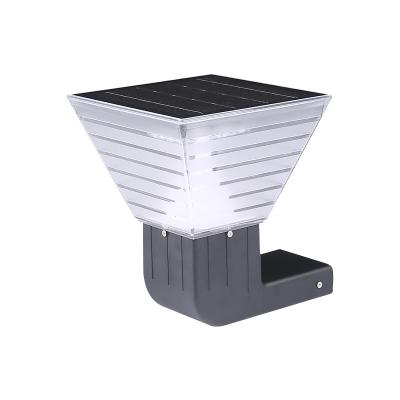 China 20W Square Deck to Dawn Solar Powered Wall Lights  Upgraded Solar Fence Lamp 100lm for sale