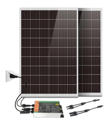 China VDE Certified Balcony Solar System , On Grid Solar Panel 300W 600W 1000w for sale