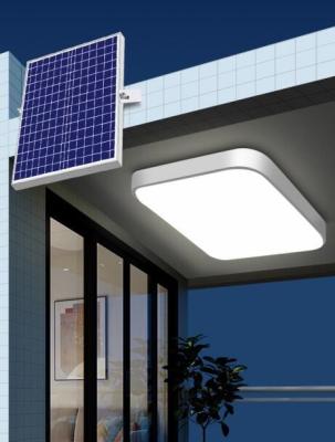 China Square Alu 6000K Solar Power Shed Lights Eye Protection Solar Indoor Lights For Gazebo for sale