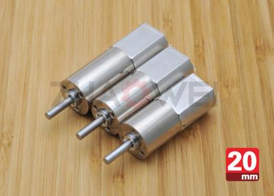 China 20mm Dia. Metal Gear Motor , Planetary Gear Reduction Motor Speed Ratio 216 for sale