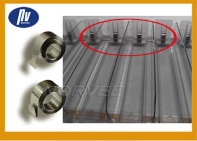 China 4N Force Stainless Steel Flat Spiral Spring For Supermarket Cigarette Pushers for sale
