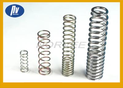 China White Galvanized Compression Helical Spring Size Customized With Good Hardness for sale