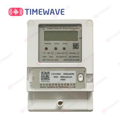 China NB-IoT LoraWAN Single Phase Energy Meter Membrane Wireless Remote Energy Meter for sale