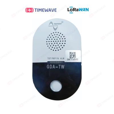 China Wall Hanging LoRaWAN Combustible Gas Detector Alarm Audible For Indoor for sale