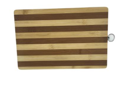 China Durable Rectangle Bamboo Cutting Board With Ring for sale
