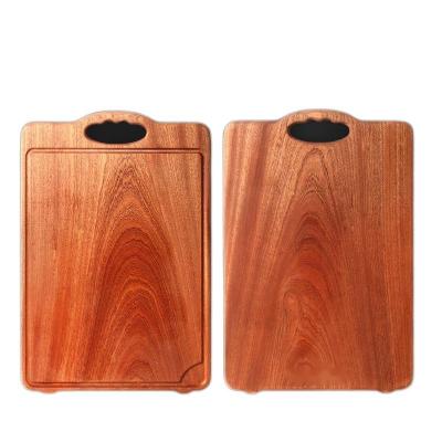 China Portable 2.5cm Thick Whole Wood Cutting Board Kitchen Double Sided For Meat for sale