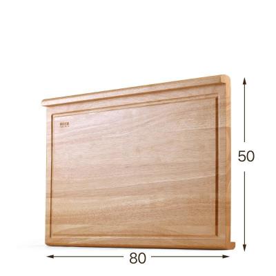 China Double Sided Baking 80x50cm Wood Block Cutting Board For Household Use for sale