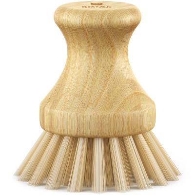 China Wooden Washing Dish Odm Kitchen Cleaning Brush Scrubber 6x7.8x6cm for sale