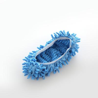 China Chenille Fiber Floor Cleaning Tool 9.4 X 4.7inches Dust Mop Slippers for sale