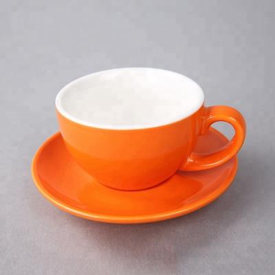 China Os copos cerâmicos do café da cerâmica da louça com os copos de Coffe dos pires agridem à venda