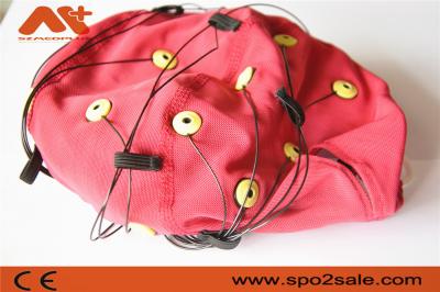China Neurofeedback EEG Cable Red Integrated 20 Leads EEG Cap For EEG Machine for sale