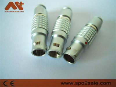 China Brass Gold Plated Medical Cable Connectors Metal 1B 2pin 4pin 5pin 6pin Connector for sale