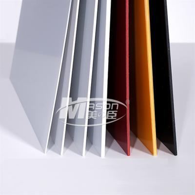 China Solid Colored Acrylonitrile 5mm ABS Plastic Sheet Acid Resistant for sale