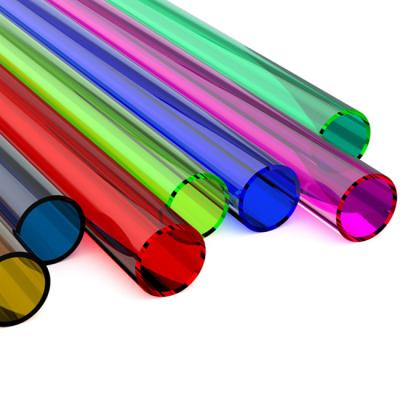 China 4mm 5mm 6 mm Customized Any Size Color Clear Plastic Acrylic Tube Pipes for sale