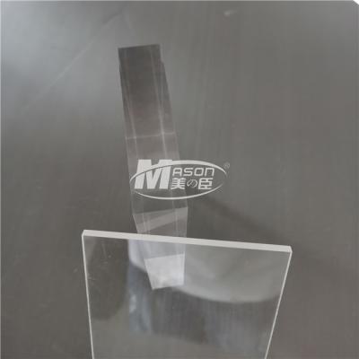 Chine Panneau en plastique acrylique de 4x8 pi de feuille en verre claire à haute brillance de perspex à vendre