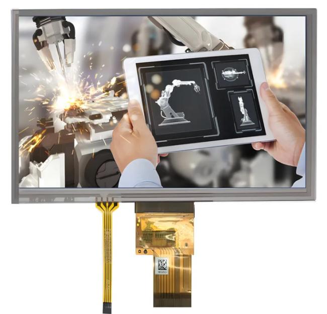 9-inch TFT LCD display front view showing screen clarity and bezel design
