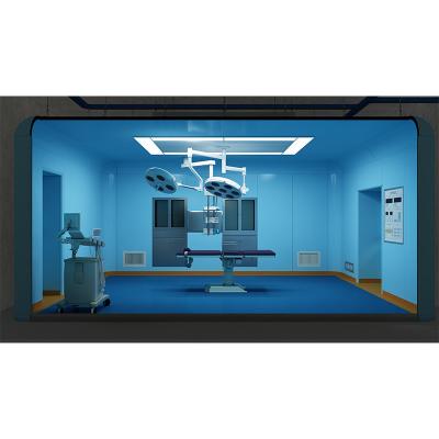 China Electrolytic Plate Hospital Surgery Room GMP Steel Operation Theatre Room GB for sale