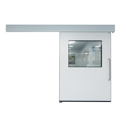 China 5mm Automatic Hospital Door Soundproof Double Automatic Glass Sliding Door for sale