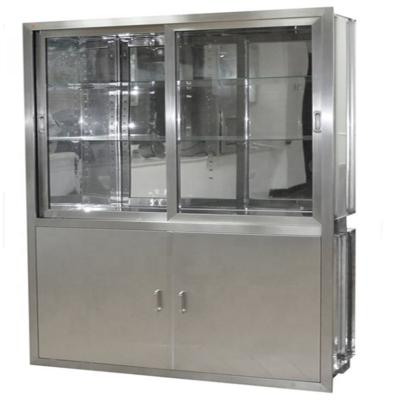 China Customized Stainless Steel Medical Cabinet Rust Proof SUS304 Medical Wall Cabinet for sale