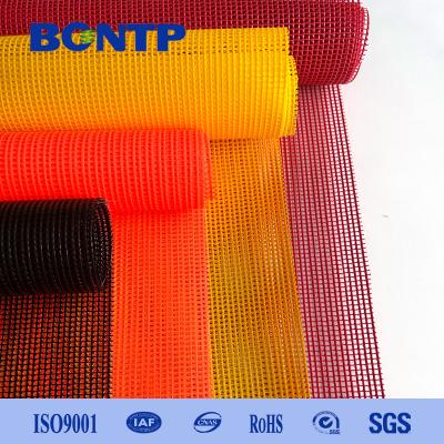 China Colorful PVC Coated Fabric mesh 250g high strength  water proof mesh fabric 1000D 0909 for sale