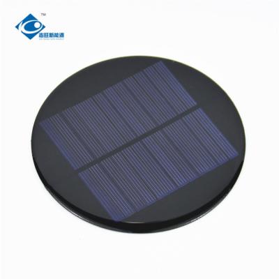 China 0.7W 6V high efficiency polycarbonate solar panel for solar dancing toys ZW-R120 transparent thin glass solar panel for sale