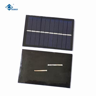 China Customized 5V Transparent Glass Solar Panel ZW-9060-G Mini Portable Solar Panels Charger 0.6W for sale